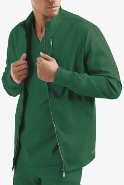 UA Butter-Soft STRETCH Men's 4-Pocket Zip Front Scrub Jacket 13 UA Butter-Soft STRETCH Men's 4-Pocket Zip Front Scrub Jacket -Cherokee Shop AB791 HUNTE 6 HV