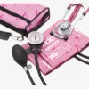 ADC Breast Cancer Awareness Aneroid Sphygmomanometer, Sprague Stethoscope Pro's Combo II Kit W/ Case -Cherokee Shop AD7684111 1