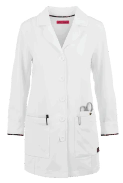 Betsey Johnson Women's 32" 3-Pocket Lab Coat
