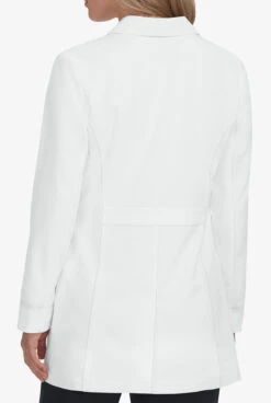 Betsey Johnson Women's 32" 3-Pocket Lab Coat -Cherokee Shop BJ400 WHITE 4