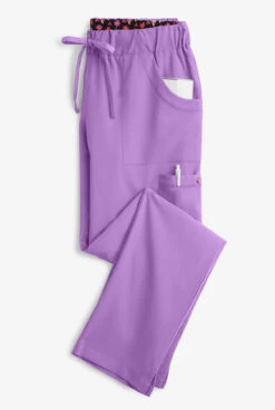 Betsey Johnson Buttercup Women's 6-Pocket STRETCH Drawstring Scrub Pants - Petite 9 Betsey Johnson Buttercup Women's 6-Pocket STRETCH Drawstring Scrub Pants - Petite -Cherokee Shop BJ700 WISTE 4