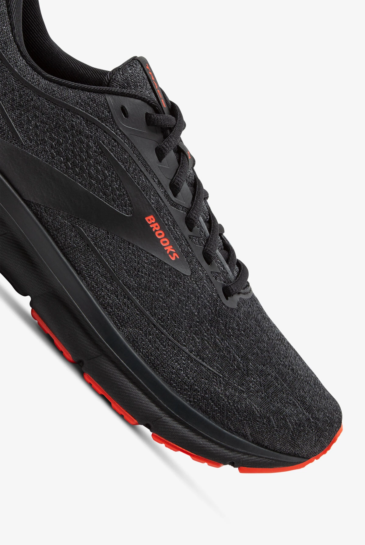 Brooks Men's Trace 2 Ebony/Black/Cherry Athletic Lace Up Nursing Shoes 5 Brooks Men's Trace 2 Ebony/Black/Cherry Athletic Lace Up Nursing Shoes - Image 3