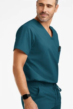 Butter-Soft Originals Men's 3-Pocket V-Neck Scrub Top 9 Butter-Soft Originals Men's 3-Pocket V-Neck Scrub Top -Cherokee Shop BSN1716 CARIB 4 HV