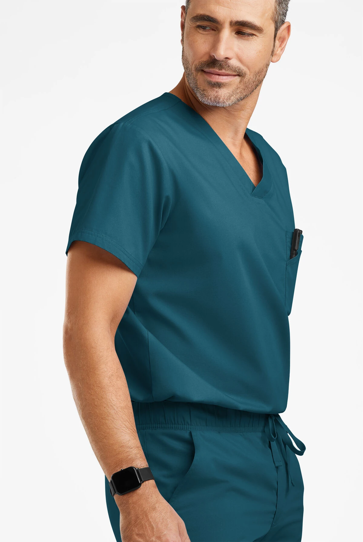 Butter-Soft Originals Men's 3-Pocket V-Neck Scrub Top 6 Butter-Soft Originals Men's 3-Pocket V-Neck Scrub Top - Image 4