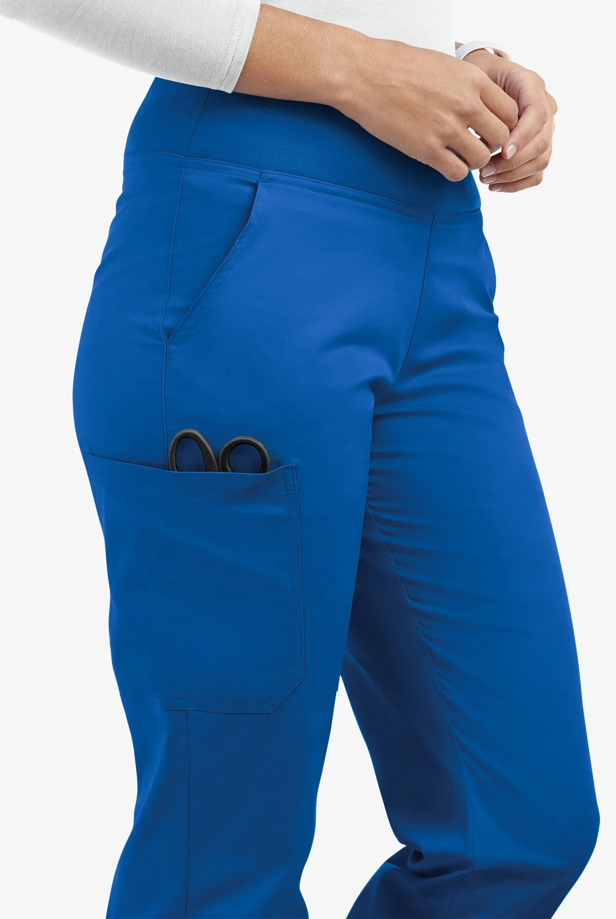 UA Butter-Soft STRETCH Women's 4-Pocket Knit Waistband Yoga Scrub Pants - Tall 6 UA Butter-Soft STRETCH Women's 4-Pocket Knit Waistband Yoga Scrub Pants - Tall - Image 4