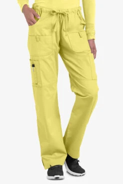 UA Butter-Soft STRETCH Women's 10-Pocket Drawstring Scrub Pants - Petite
