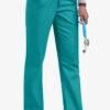 UA Butter-Soft STRETCH Women's 3-Pocket Elastic Waist Drawstring Scrub Pants - Tall -Cherokee Shop BSS907 TEAL 1