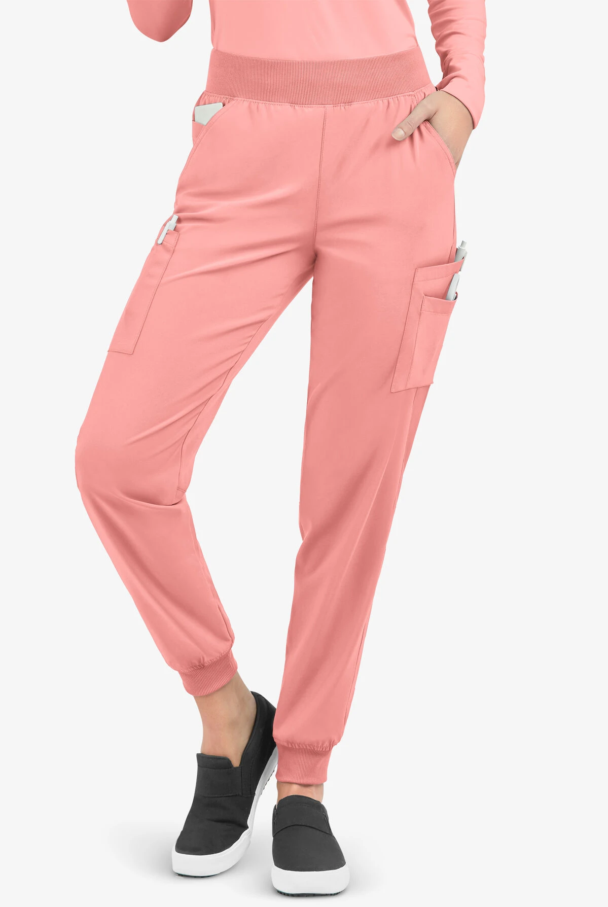 Easy STRETCH By Butter-Soft™ Mila Women's 7-Pocket Jogger Scrub Pants - Petite 3 Easy STRETCH By Butter-Soft™ Mila Women's 7-Pocket Jogger Scrub Pants - Petite