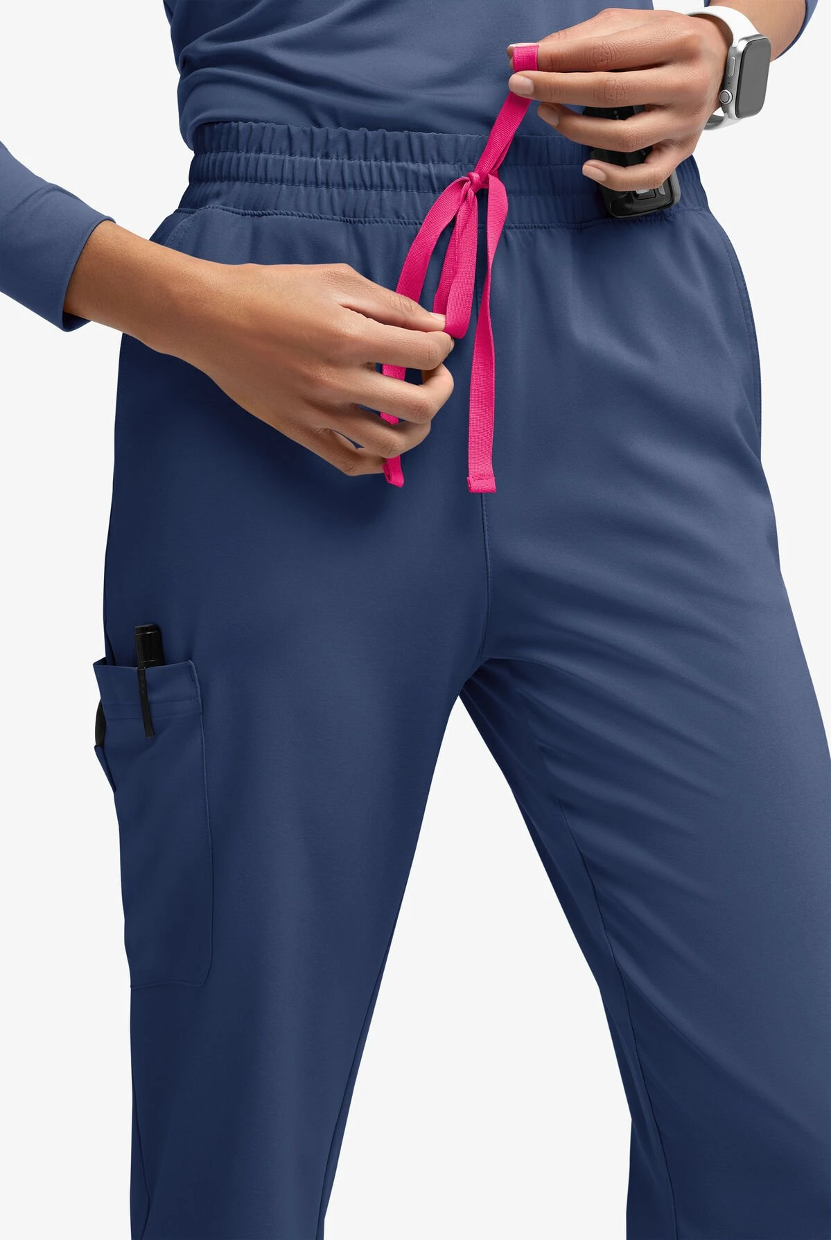 Easy STRETCH By Butter-Soft™ Naya Women’s Natural Waist 6-Pocket Straight Leg Scrub Pants 5 Easy STRETCH By Butter-Soft™ Naya Women’s Natural Waist 6-Pocket Straight Leg Scrub Pants - Image 3