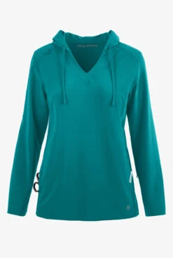 Easy STRETCH By Butter-Soft Billie Women’s 4-Pocket Pullover Scrub Hoodie