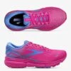 Brooks Women's Ghost 15 Pink Glo/Blue/Fuchsia Athletic Lace Up Nursing Shoes -Cherokee Shop BWGHOST606 110223 1 S