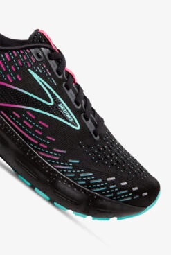 Brooks Women's Glycerin Black/Blue Light/Pink Athletic Lace Up Nursing Shoes -Cherokee Shop BWGLYCE005 101723 3 HV