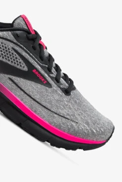 Brooks Women's Trace 2 Oyster/Ebony/Pink Athletic Lace Up Nursing Shoes -Cherokee Shop BWTRACE038 092523 OYSTE 3 HV