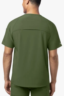 Carhartt Cross-Flex Men's 4-Pocket STRETCH V-Neck Scrub Top 8 Carhartt Cross-Flex Men's 4-Pocket STRETCH V-Neck Scrub Top -Cherokee Shop C16110 BASIL 3