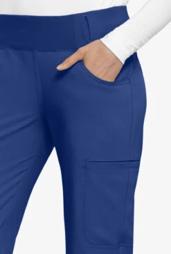 Cherokee Iflex Women's 6-Pocket STRETCH Knit Waistband Cargo Scrub Pants - Tall -Cherokee Shop CK002 GALAX 2 HV