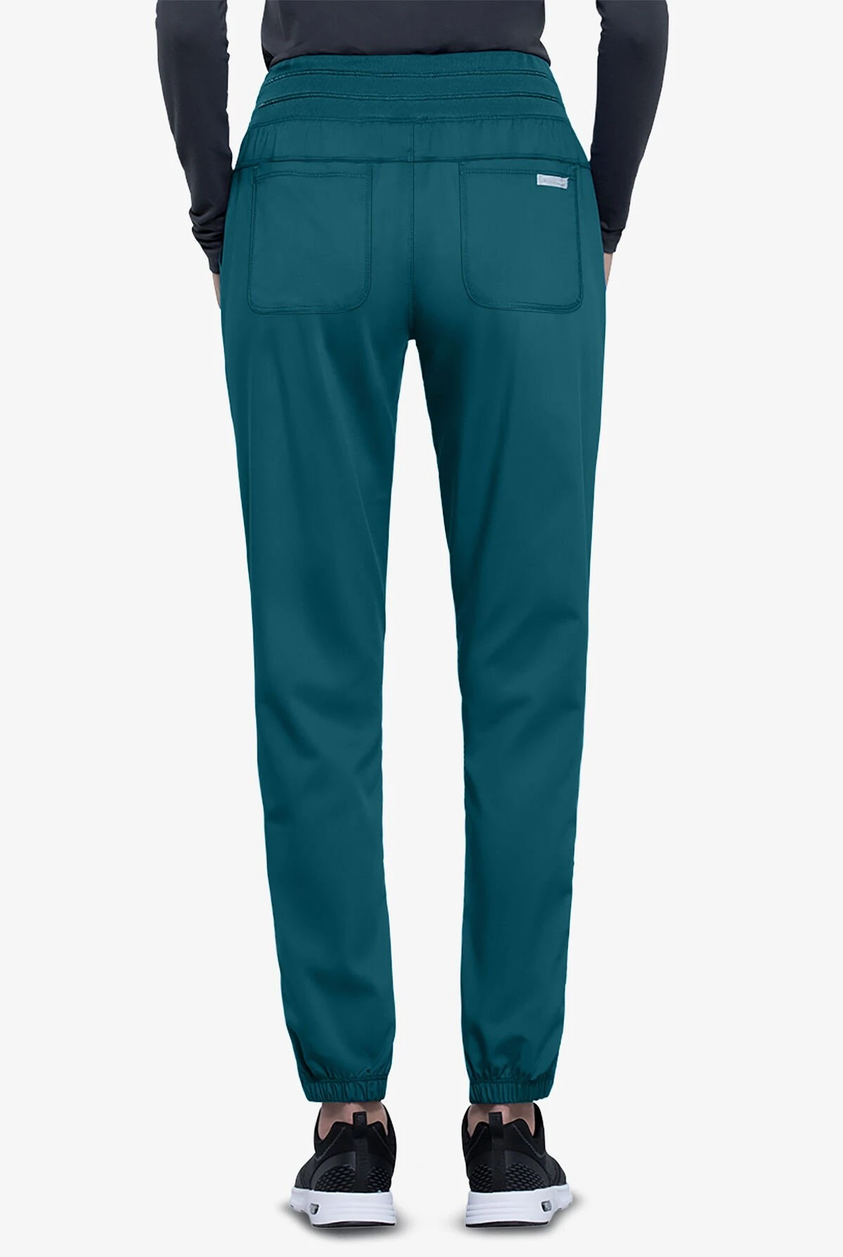 Cherokee Workwear Revolution Women's 5-Pocket STRETCH Elastic Waistband Half Jogger Scrub Pants 4 Cherokee Workwear Revolution Women's 5-Pocket STRETCH Elastic Waistband Half Jogger Scrub Pants - Image 2