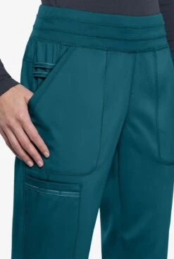 Cherokee Workwear Revolution Women's 5-Pocket STRETCH Elastic Waistband Half Jogger Scrub Pants 8 Cherokee Workwear Revolution Women's 5-Pocket STRETCH Elastic Waistband Half Jogger Scrub Pants -Cherokee Shop CK011 CARIB 5