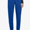 Cherokee Workwear Revolution Women's 5-Pocket STRETCH Elastic Waistband Half Jogger Scrub Pants - Petite -Cherokee Shop CK011 ROYAL 1