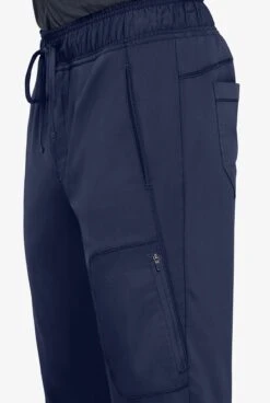 Cherokee Workwear Revolution Men's 5-Pocket STRETCH Jogger Scrub Pants -Cherokee Shop CK012 NAVY 3