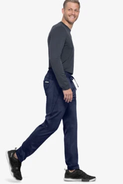 Cherokee Workwear Revolution Men's 5-Pocket STRETCH Jogger Scrub Pants -Cherokee Shop CK012 NAVY 5 HV