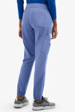 UA Exclusive Cherokee Workwear Professionals Active Women's 6-Pocket STRETCH Half Jogger Scrub Pants - Petite -Cherokee Shop CK036 CEIL 4