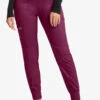 Cherokee Workwear Revolution Women's 5-Pocket STRETCH Cargo Jogger Scrub Pants - Petite -Cherokee Shop CK115 WINE 1
