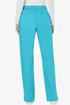 Cherokee Workwear Revolution Women's 5-Pocket STRETCH Drawstring Cargo Scrub Pants - Tall 5 Cherokee Workwear Revolution Women's 5-Pocket STRETCH Drawstring Cargo Scrub Pants - Tall -Cherokee Shop CK120 TURQU 4