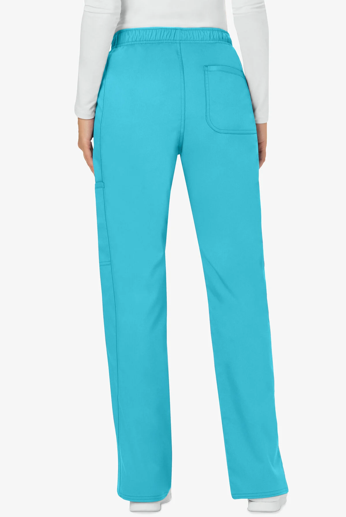 Cherokee Workwear Revolution Women's 5-Pocket STRETCH Drawstring Cargo Scrub Pants - Tall 4 Cherokee Workwear Revolution Women's 5-Pocket STRETCH Drawstring Cargo Scrub Pants - Tall - Image 2