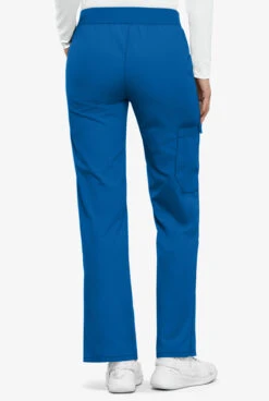 Cherokee Flexibles Women's 3-Pocket Straight Leg Cargo Scrub Pants -Cherokee Shop CK2085 102023 ROYAL 2