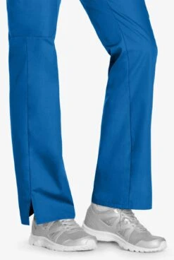 Cherokee Workwear Women's 6-Pocket Rib-Knit Waistband Pull-On Cargo Scrub Pants -Cherokee Shop CK210 ROYAL 5