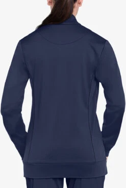 Cherokee Workwear Revolution Unisex Zip Front Warm Up Scrub Jacket -Cherokee Shop CK370 NAVY 4