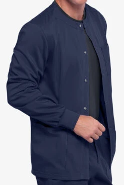Cherokee Workwear Revolution Men's 3-Pocket STRETCH Snap Front Scrub Jacket 9 Cherokee Workwear Revolution Men's 3-Pocket STRETCH Snap Front Scrub Jacket -Cherokee Shop CK380 NAVY 5