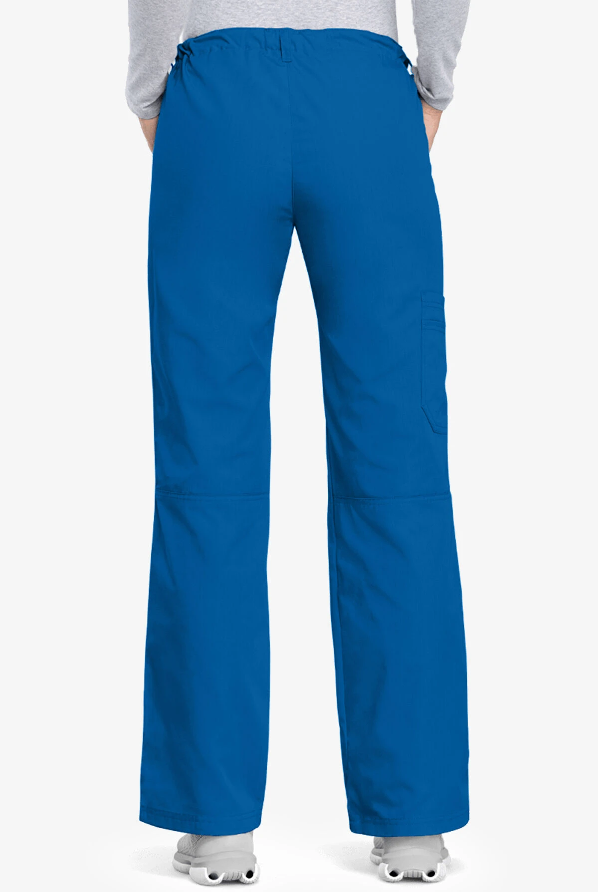 Cherokee Workwear Women's 4-Pocket Low-Rise Drawstring Cargo Scrub Pants - Petite 5 Cherokee Workwear Women's 4-Pocket Low-Rise Drawstring Cargo Scrub Pants - Petite - Image 3