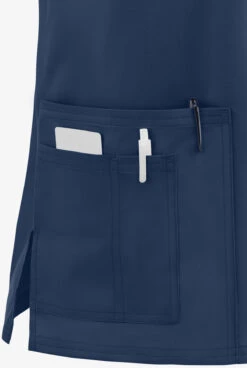 Cherokee Workwear Core STRETCH Unisex 4-Pocket V-Neck Scrub Top -Cherokee Shop CK4725 NAVY 3 HV