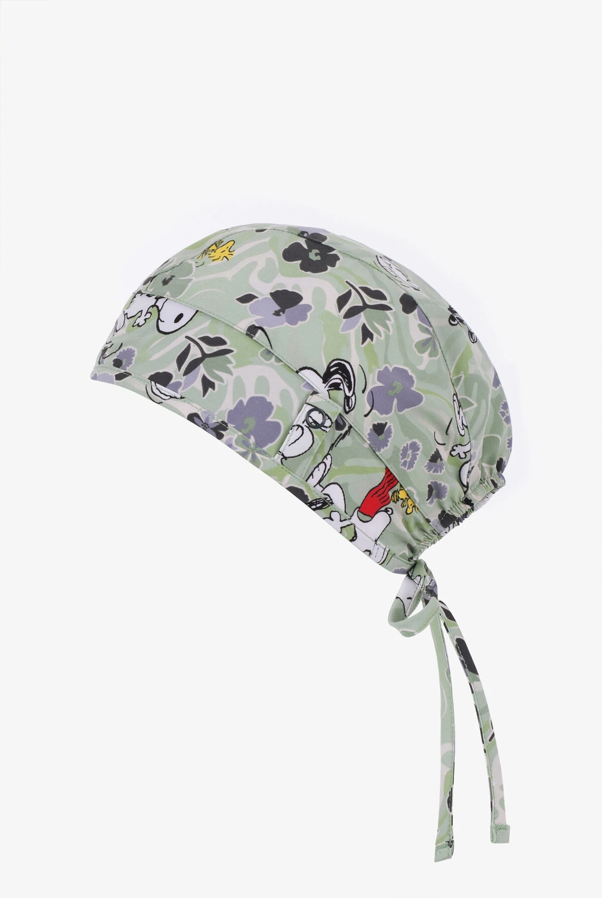 Cherokee Tooniforms Peanuts Moves Like Snoopy Unisex STRETCH Adjustable Tie Print Scrub Hat 3 Cherokee Tooniforms Peanuts Moves Like Snoopy Unisex STRETCH Adjustable Tie Print Scrub Hat