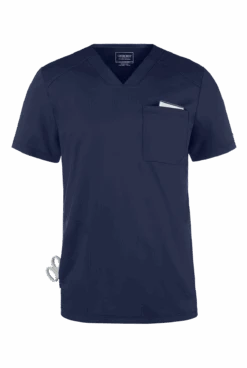 Cherokee Workwear Revolution Men's 2-Pocket STRETCH V-Neck Scrub Top