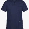 Cherokee Workwear Revolution Men's 3-Pocket STRETCH V-Neck Scrub Top -Cherokee Shop CK6070 NAVY 1