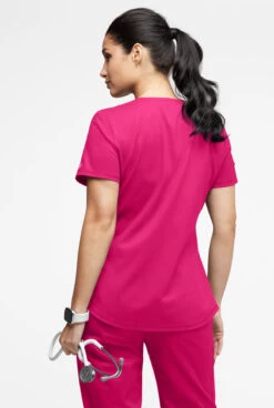 UA Exclusive Cherokee Workwear Revolution Women's 2-Pocket STRETCH Mesh Trim V-Neck Scrub Top 8 UA Exclusive Cherokee Workwear Revolution Women's 2-Pocket STRETCH Mesh Trim V-Neck Scrub Top -Cherokee Shop CK607 091523 WISTR 3