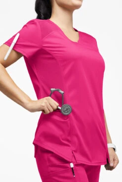 UA Exclusive Cherokee Workwear Revolution Women's 2-Pocket STRETCH Mesh Trim V-Neck Scrub Top 9 UA Exclusive Cherokee Workwear Revolution Women's 2-Pocket STRETCH Mesh Trim V-Neck Scrub Top -Cherokee Shop CK607 091523 WISTR 4