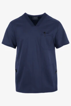 UA Exclusive Cherokee Workwear Revolution Men's 3-Pocket STRETCH Mesh Trim V-Neck Scrub Top 9 UA Exclusive Cherokee Workwear Revolution Men's 3-Pocket STRETCH Mesh Trim V-Neck Scrub Top -Cherokee Shop CK609 091523 NAVY 4