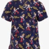 Cherokee Tooniforms Disney's Pinocchio No Strings Men's 3-Pocket STRETCH V-Neck Print Scrub Top -Cherokee Shop CK740PINS 092723 1