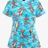 Cherokee Tooniforms Wonderful Tiggers From Winnie The Pooh Women's 2-Pocket STRETCH V-Neck Print Scrub Top 1 Cherokee Tooniforms Wonderful Tiggers From Winnie The Pooh Women's 2-Pocket STRETCH V-Neck Print Scrub Top -Cherokee Shop CK776PHWD 100423 1