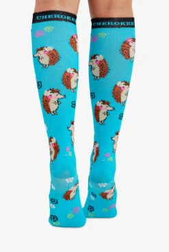 Cherokee Hedge Hog Women's 10-15 MmHg Wide Light Compression Socks -Cherokee Shop CKHEDGEW 2