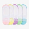Cherokee Pastel Parfait Women's Assorted 5-Pack No Show Socks -Cherokee Shop CKHIDPARF 1