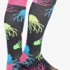 Cherokee Jelly Fish Women's 10-15 MmHg Light Compression Socks -Cherokee Shop CKJELLYF 1 S