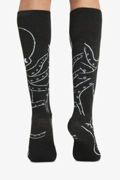 Cherokee Octo Sketch Men's 10-15 MmHg Light Compression Socks -Cherokee Shop CKOCTSK 092123 2 HV