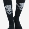 Cherokee Skull Crossed Men's 10-15 MmHg Light Compression Socks -Cherokee Shop CKSKULLC 1 S