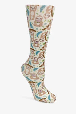 Cutieful Hanging Out Women's 10-18 MmHg Wide Light Compression Socks