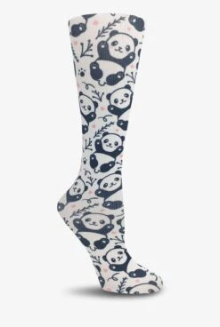 Cutieful Panda Women's 10-18 MmHg Wide Light Compression Socks