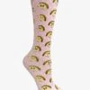 Cutieful Taco Bout Love Women's 10-18 MmHg Wide Light Compression Socks -Cherokee Shop CU118TLW 1
